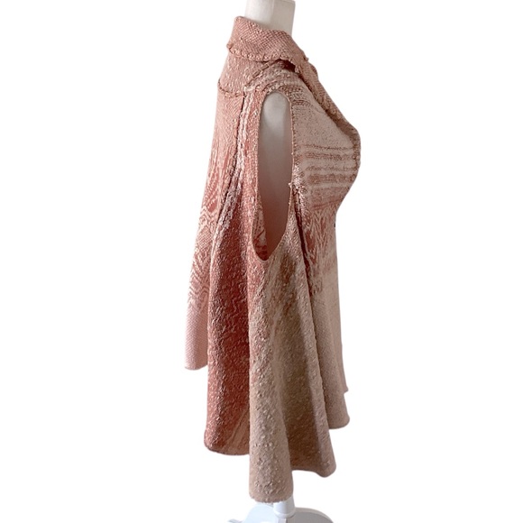 Free People In Your Arms Swing Blanket Sweater Cardigan Vest Wool Alpaca Large - Picture 9 of 11